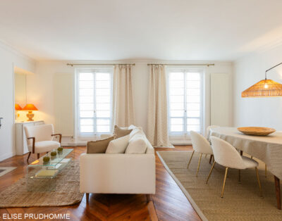 Charming furnished 3-bedroom apartment in the heart of latin quarter